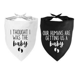 Dog Bandana Pregnancy Announcement I Thought I Was The Baby New Baby